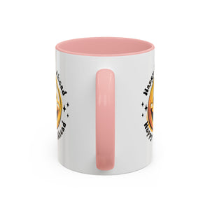 Happy Days Ahead Coffee Mug - Smiley Face Design - 11oz & 15oz