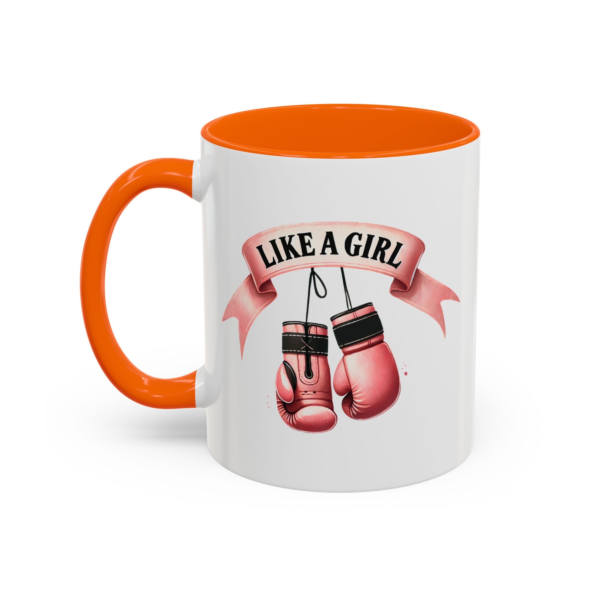 Boxing Motivation Coffee Mug | Like a Girl | Empowerment Gift, Sports Mug, Inspirational Gift, Fitness Accessory, Coffee Lover
