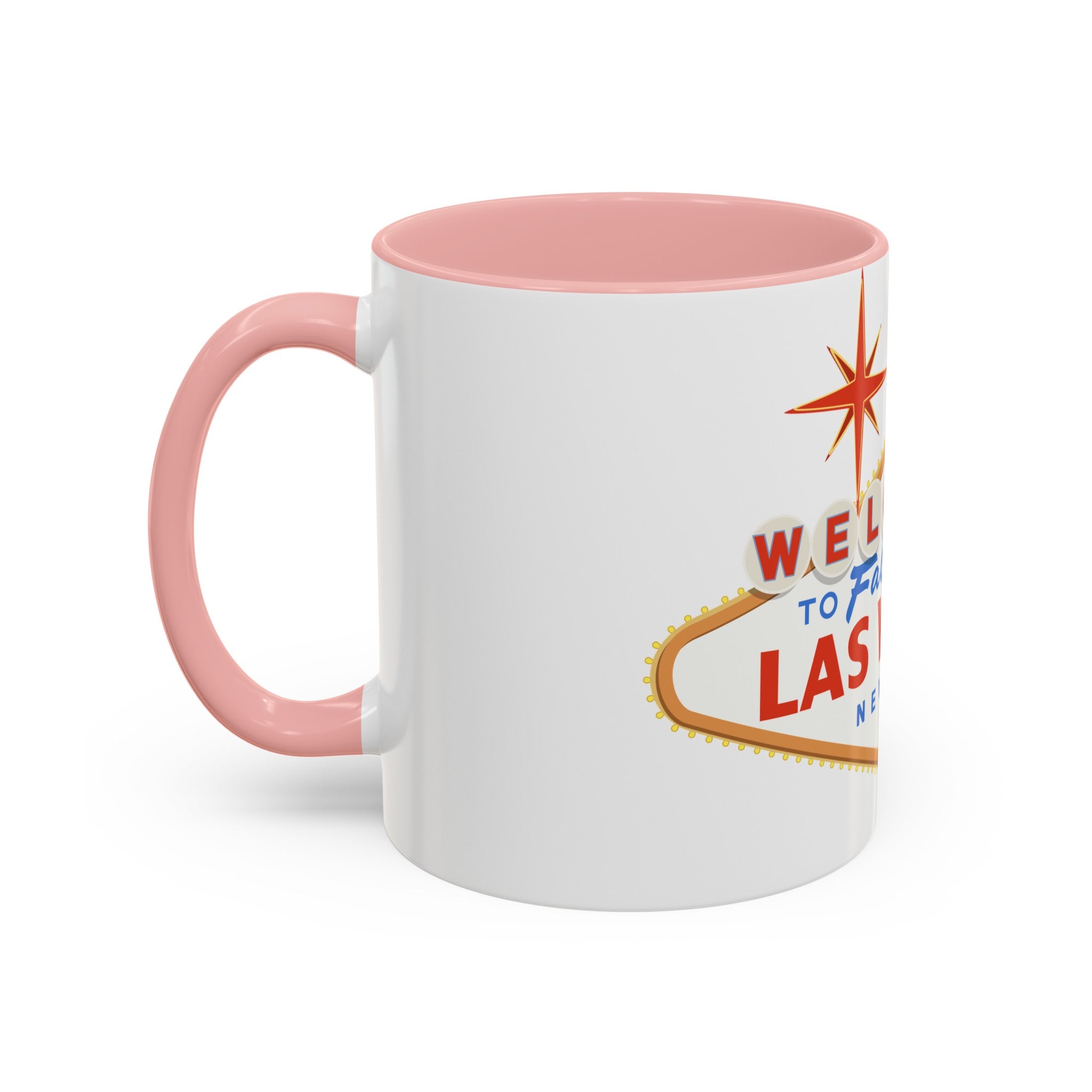 Las vegas sign Accent Coffee Mug (11, 15oz) by the x m world