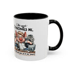 Whimsical Pig Coffee Mug, Funny Gift for Animal Lovers, Unique Office Mug, Cute Coffee Cup, Perfect for Birthdays, Holidays