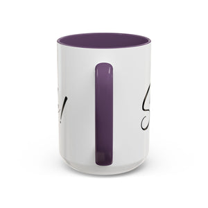 Inspirational Accent Coffee Mug - "You Make Me Smile!" - Perfect Gift for Friends & Family