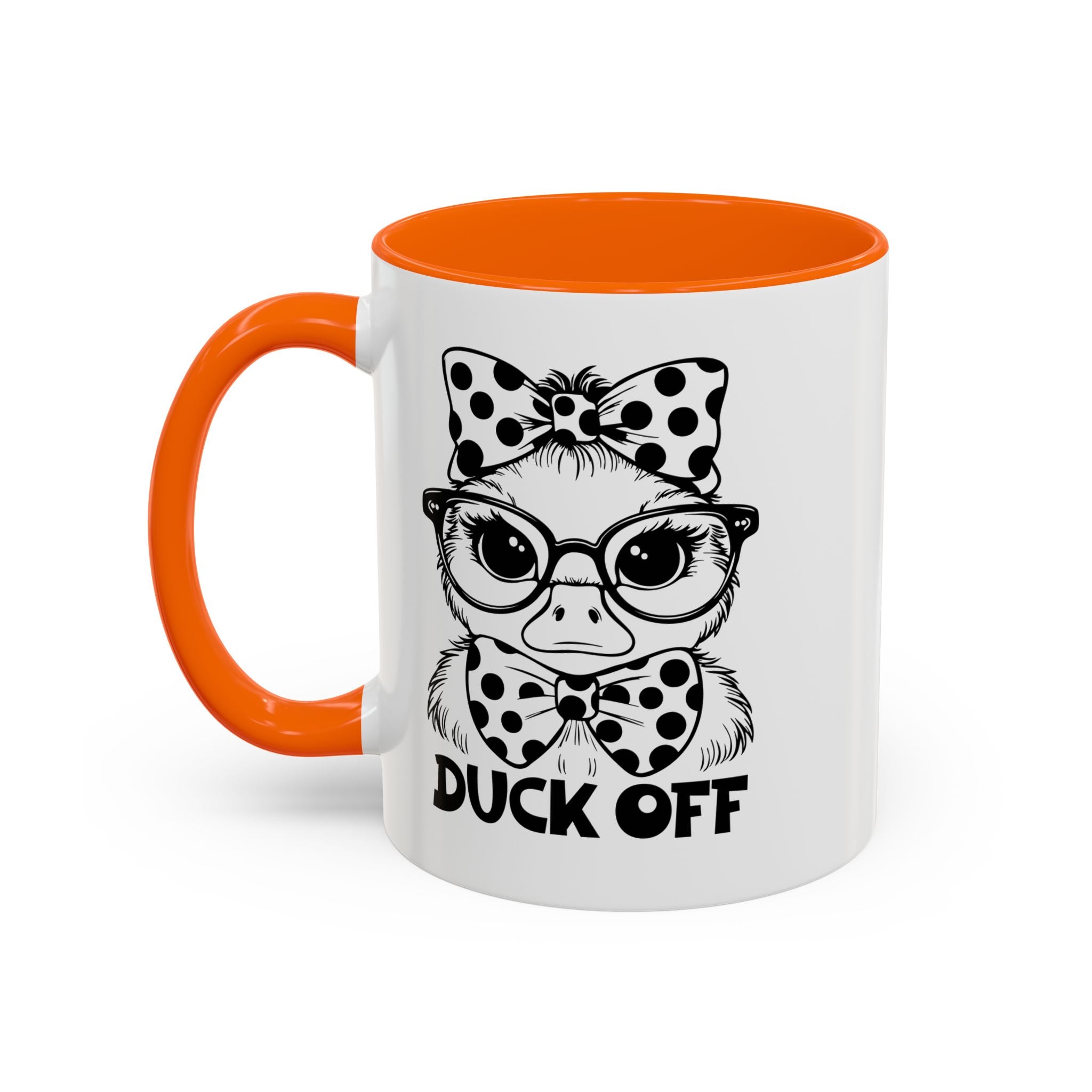 Duck off  Coffee Mug - Fun Gift for Bird Lovers, Birthday, Office Décor, Humorous Kitchenware, Unique Drinkware