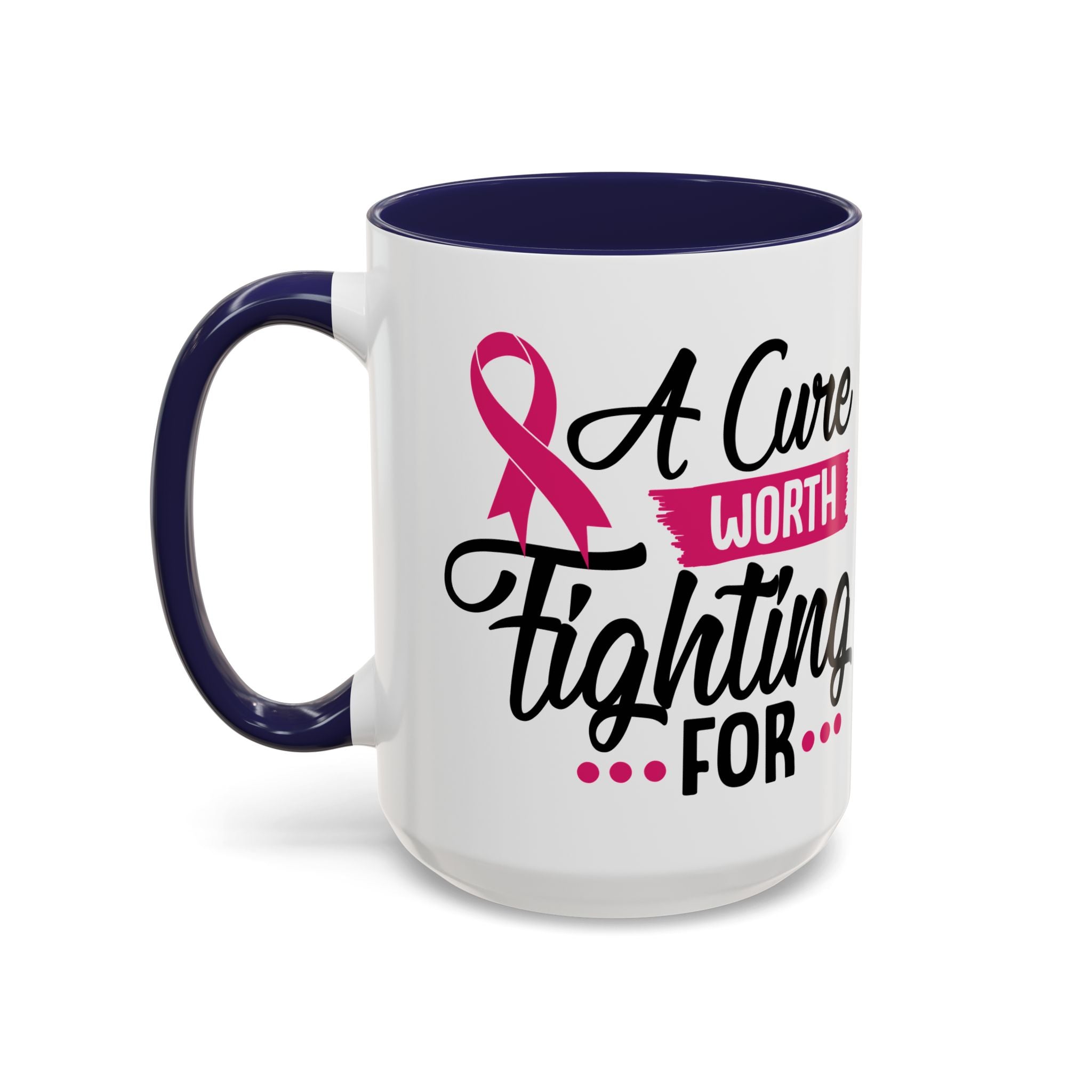 Inspirational Breast Cancer Awareness Mug, Supportive Gift for Fighters, 11oz & 15oz Coffee Cup - Perfect for Fundraisers, Hope, [...]