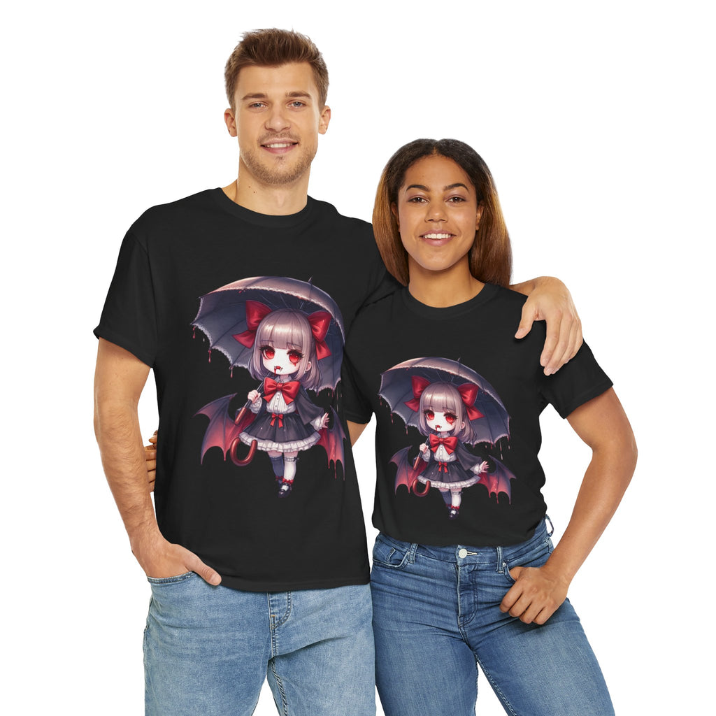 vampire girl horror Unisex Heavy Cotton Tee men women png31