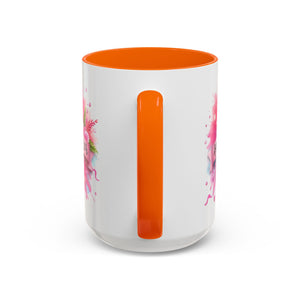 Pink Ribbon Healing Coffee Mug | Support Cancer Awareness | Inspirational Gift | Breast Cancer Support | 11oz & 15oz Options