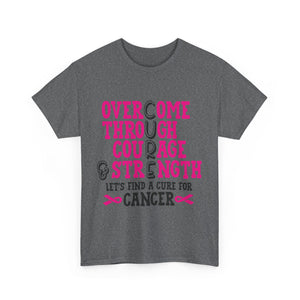 Inspirational Cancer Awareness Tee, Unisex Cotton Shirt, Supportive Tee, Gift for Survivors, Breast Cancer Awareness, Strength and [...]