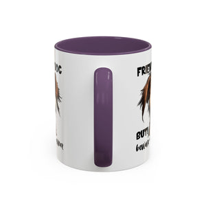 Friendly Dog Owner Mug, Dog Lover Gift, Funny Coffee Cup, Pet Owner Humor, Animal Lover Present, Holiday Gift for Dog Lovers