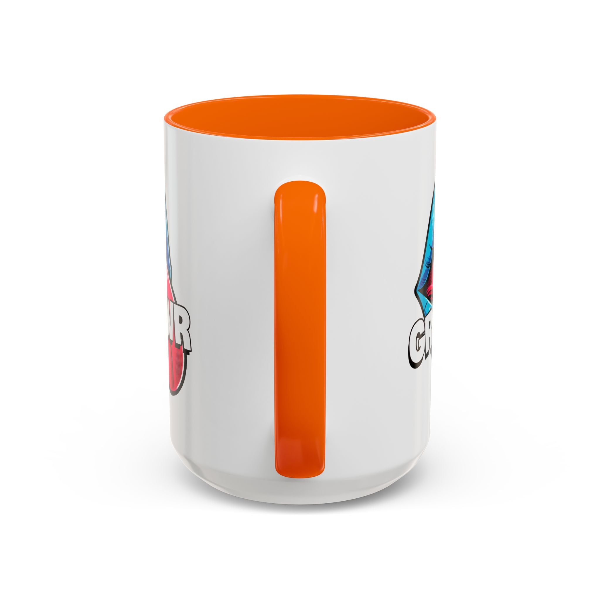 GRL PWR Accent Coffee Mug - Bold Fun Design for Empowerment, Great Gift for Friends, Coffee Lovers, Birthdays, and Celebrations