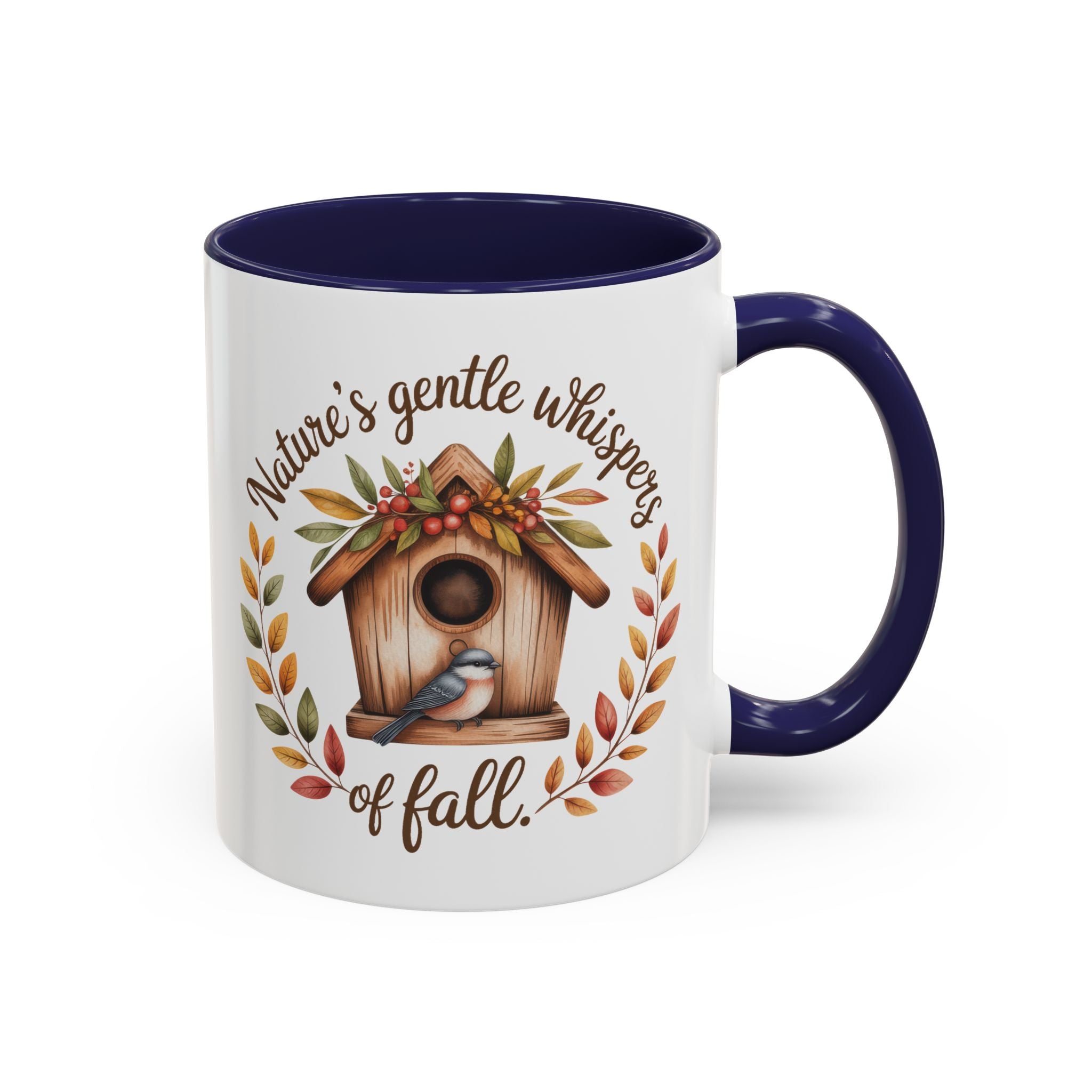 Nature's Gentle Whispers Fall Coffee Mug nature lovers cup