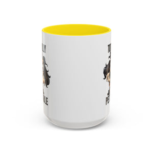 Totally Pettable Coffee Mug, Dog Lover Gift, Animal Print Mug, Funny Pet Mug, Customizable Coffee Cup, Gift for Pet Owners