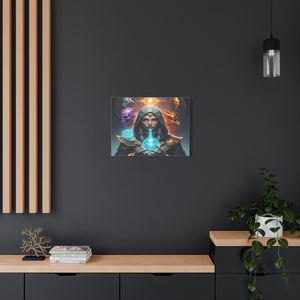 Mystical Sorceress Canvas Artwork - Fantasy Wall Decor