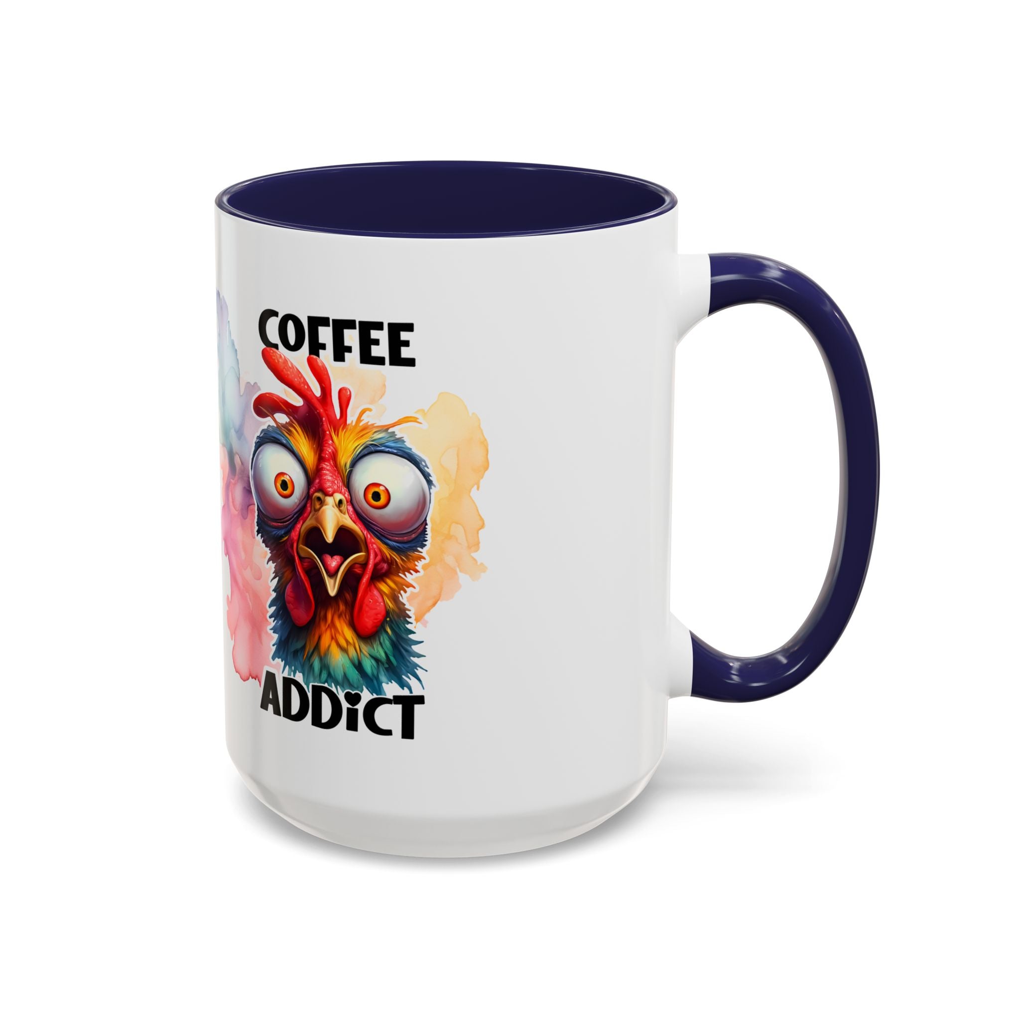 Coffee Addict Mug, Funny Coffee Lover Gift, Unique Kitchen Decor, Quirky Morning Brew Cup, Perfect for Birthdays & Holidays