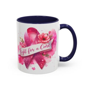 Inspirational Breast Cancer Awareness Coffee Mug - Fight for a Cure, Support Cancer Survivors, Gifts for Her, Pink Ribbon Design, [...]