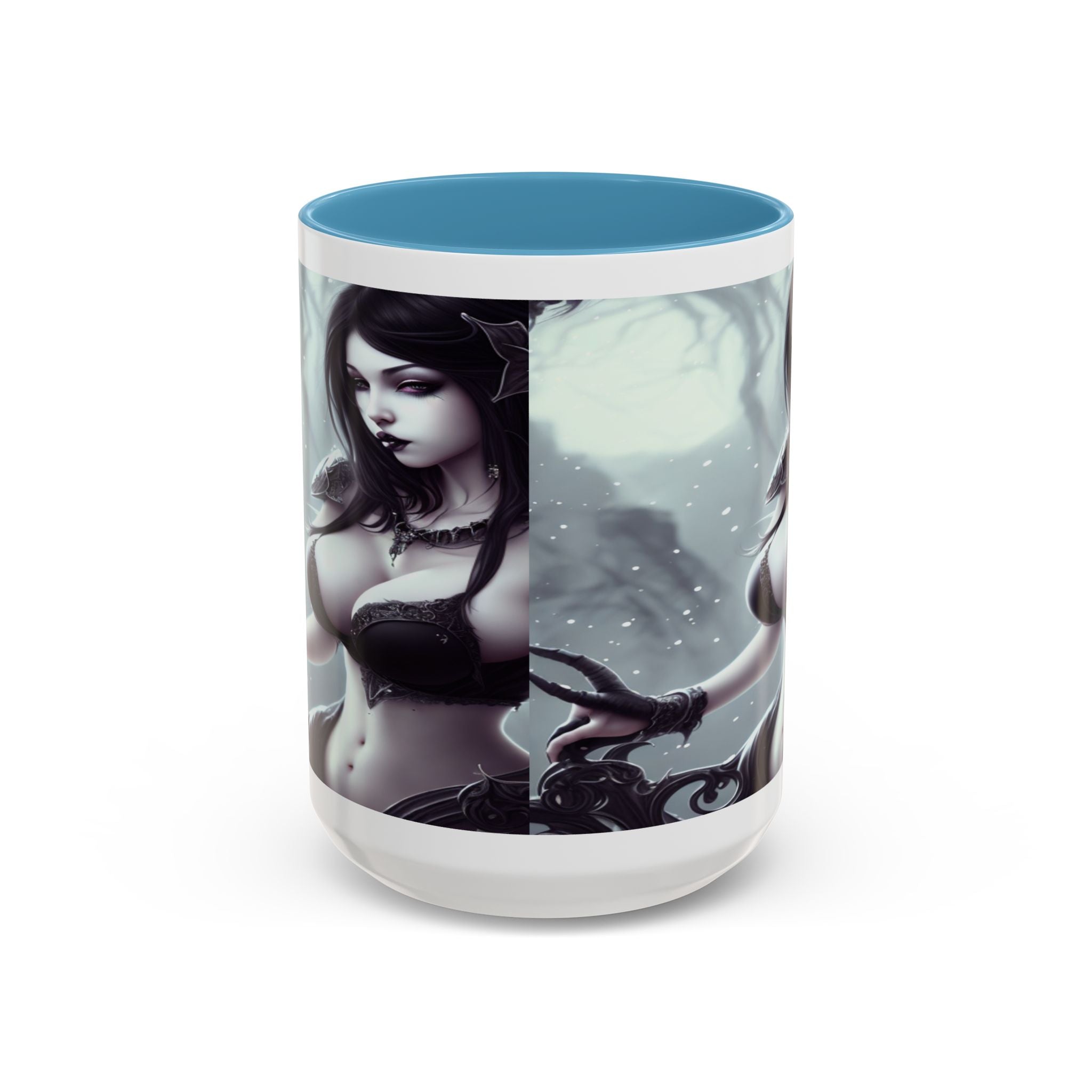 sexy busty woman Gothic Fantasy Coffee Mug – 11oz & 15oz Sculpted Design horror art