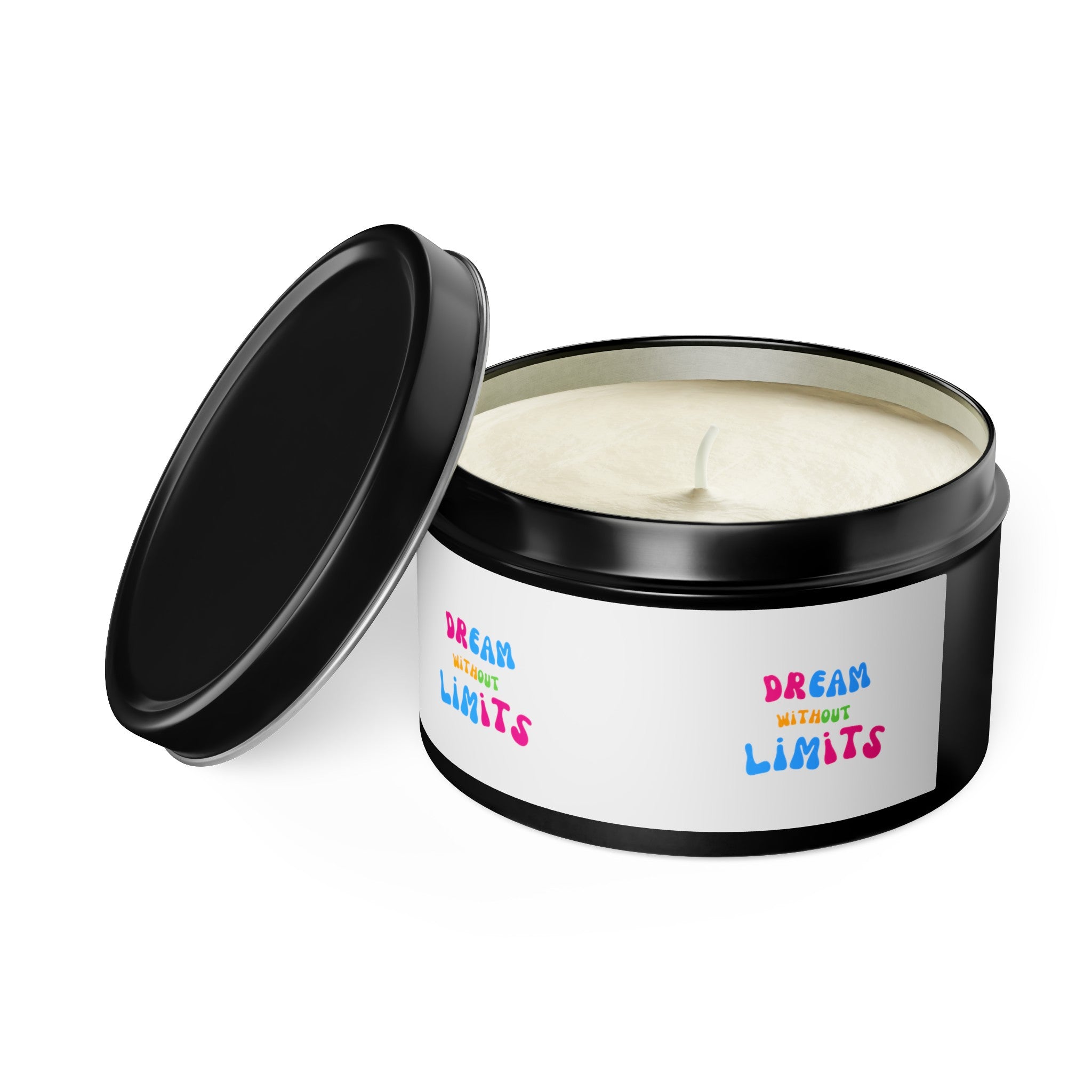Dream without limits scented Tin Candles