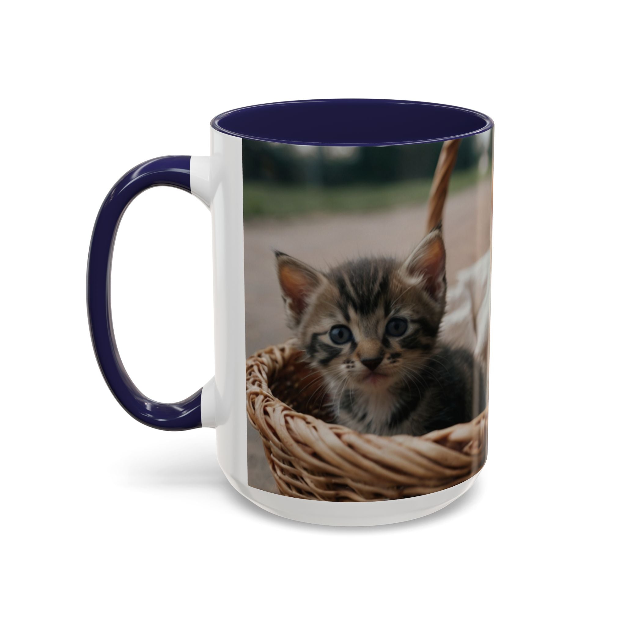 Cute Cat Accent Coffee Mug - 11oz & 15oz family of cats