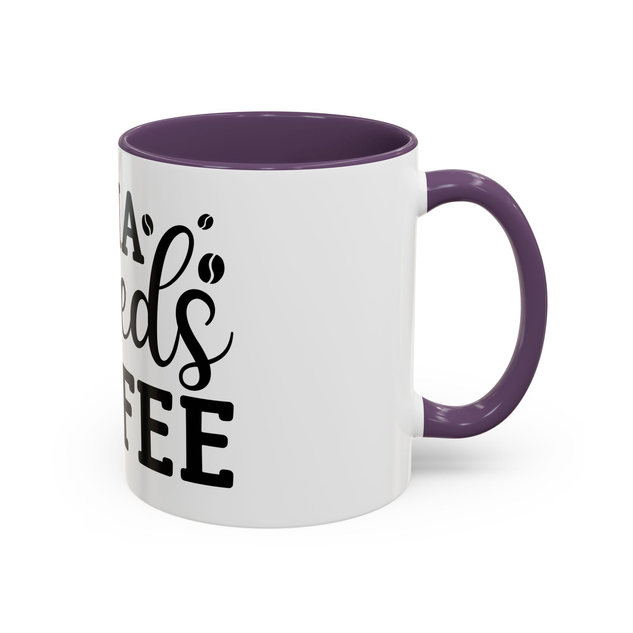 mama needs coffee funny humor Accent Coffee Mug (11, 15oz) mother gift