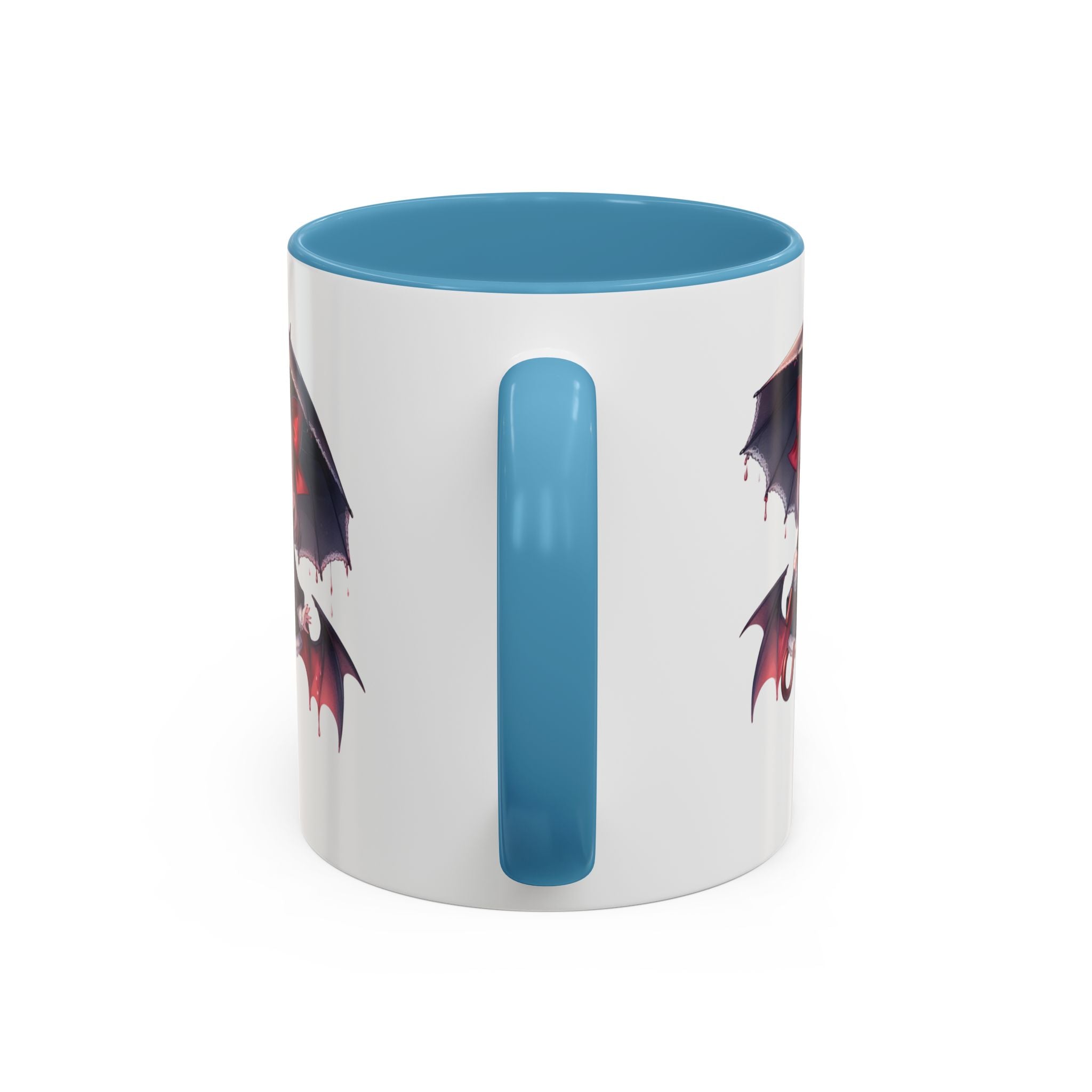 Gothic vampire girl  horror art Accent Coffee Mug (11, 15oz)