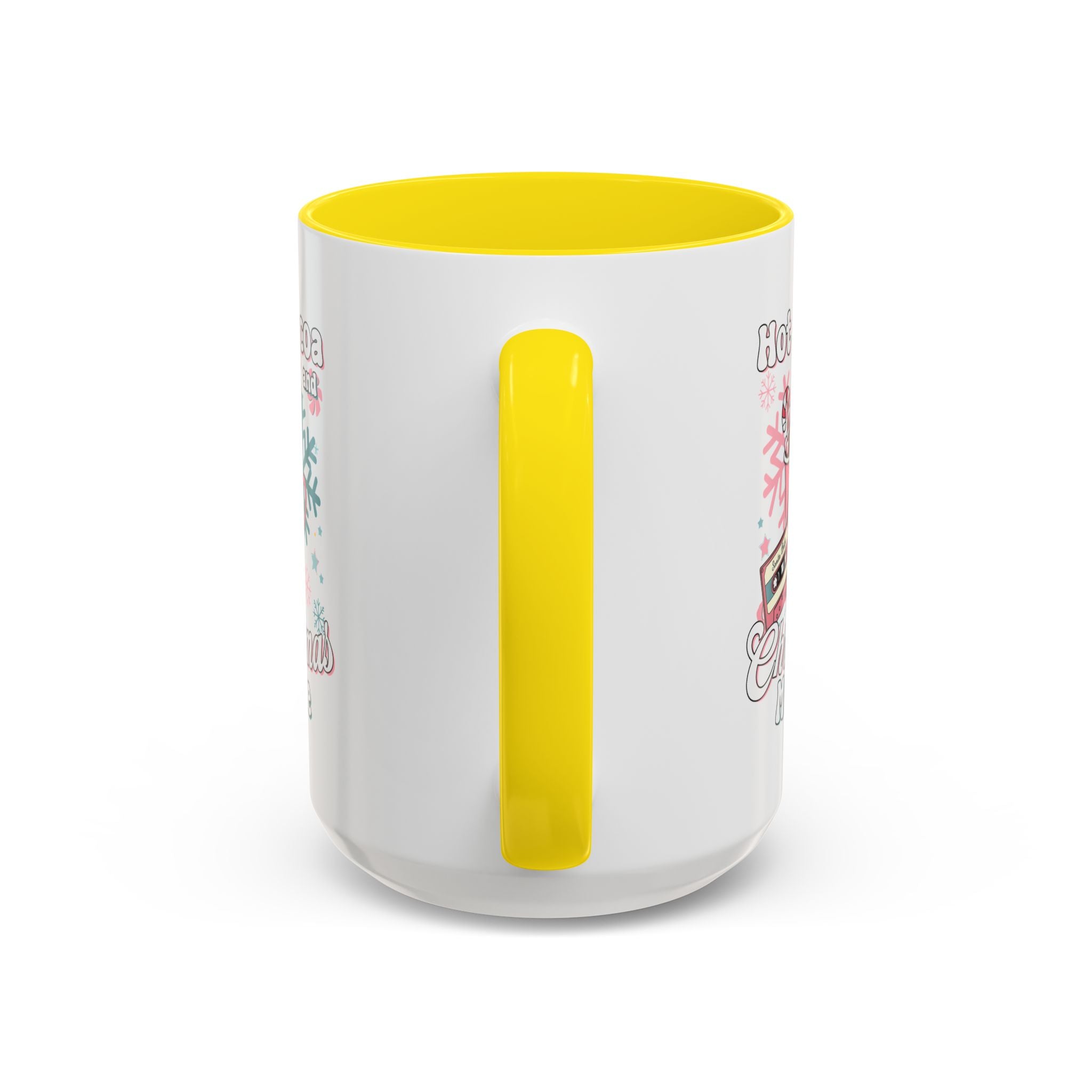 Hot Cocoa & Christmas Movie Mug, Cozy Holiday Cup, Winter Gift, Festive Beverage Container, Cute Coffee Mug
