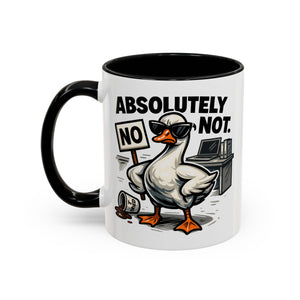 Sassy Coffee Mug, Humorous Gift for Geese Lovers, Fun Office Desk Decor, Funny Animal Cup, Quirky Kitchenware
