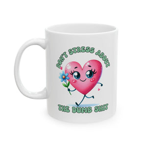 Floral Ceramic Mug - Perfect Gift for Garden Lovers, Birthday, Mother's Day, Inspirational Tea Coffee Cup