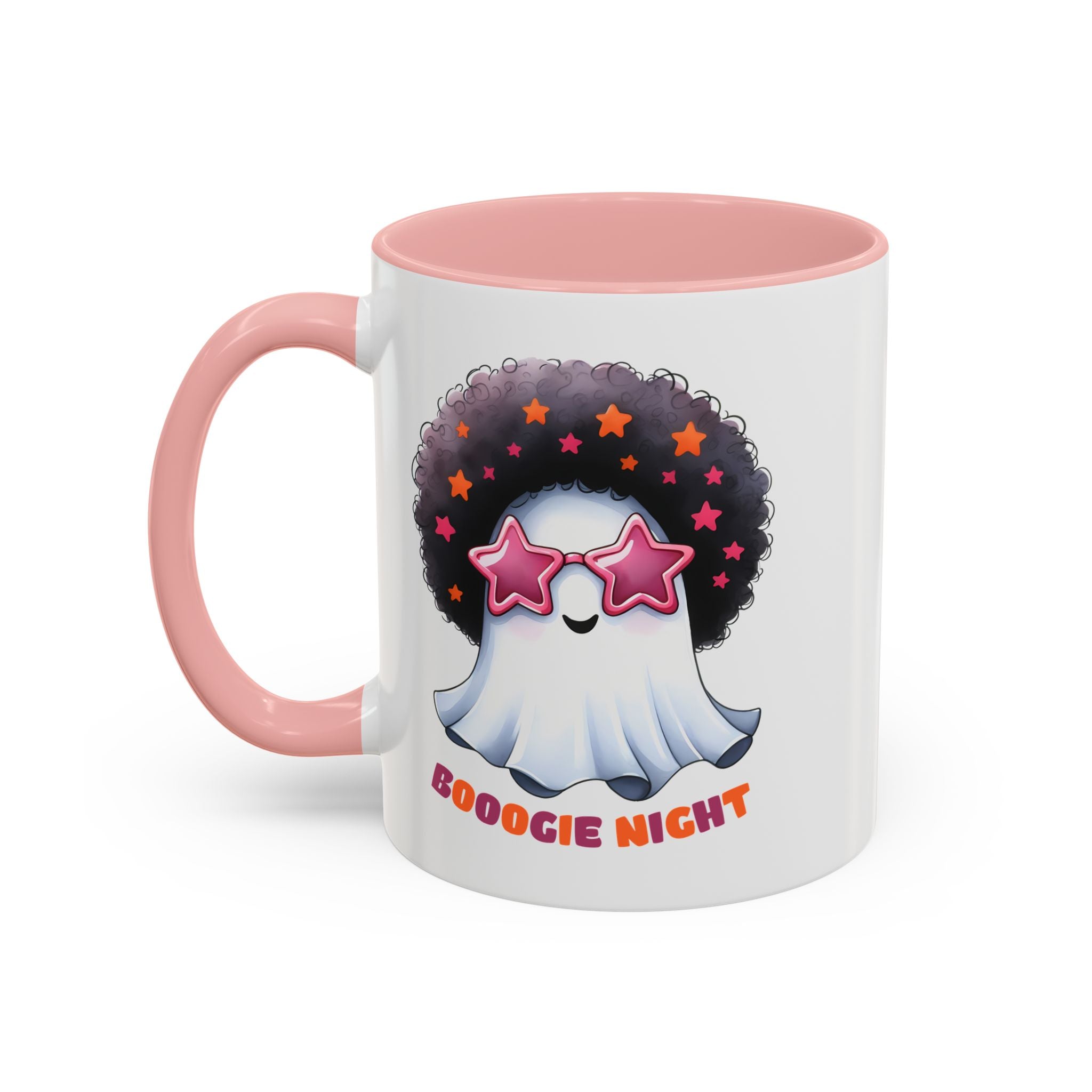 Groovy Ghost Coffee Mug - Fun, Whimsical Mug for Halloween, Parties, Gift for Friends, Unique Home Decor, Boogie Night