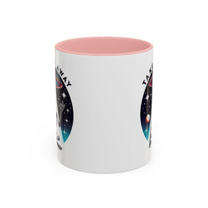 Galactic Skeleton Coffee Mug, Take Me Away Mug, Space-Themed Mug, Unique Gift for alien Lovers, Sci-Fi Cafe Mug
