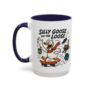 Silly Goose Coffee Mug - Fun Gift for Animal Lovers, Quirky Desk Decor, Inspirational Drinkware, Home & Office Tea Cups