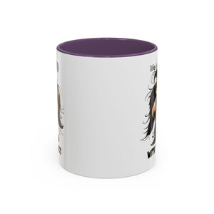 Life is Better with Dogs Coffee Mug - Cute Dog Lover Gift, Animal Themed Mug, Pet Owner Present, Fun Coffee Cup, Gift for Him/Her