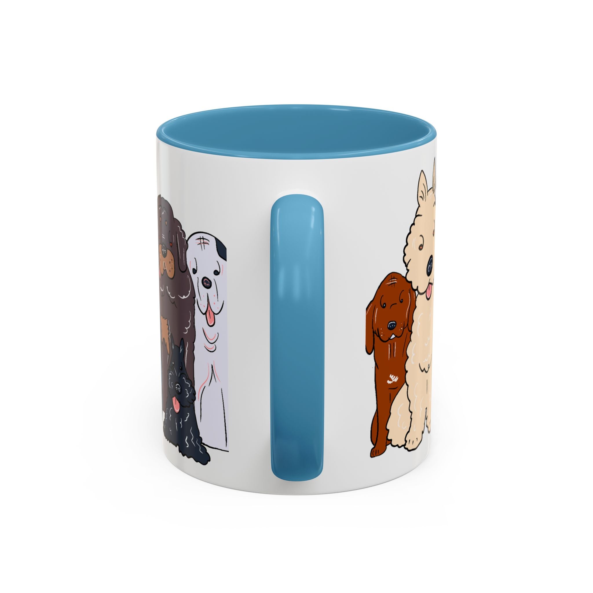 Cute Dog Breed Accent Coffee Mug, Pet Lover Gift, Canine Mug, Gifts for Dog Owners, Puppy Lover Mug