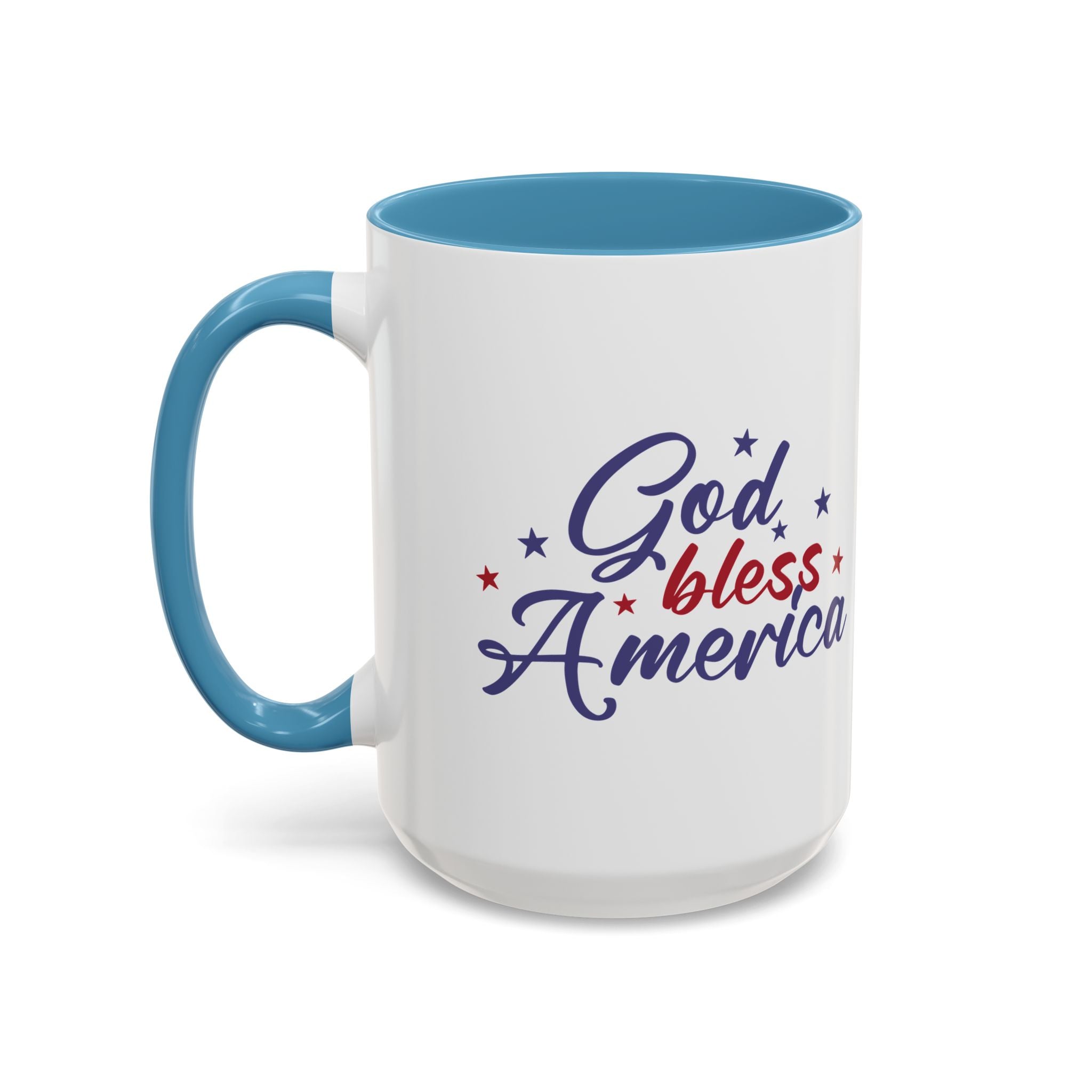 Patriotic Coffee Mug - God Bless America Design