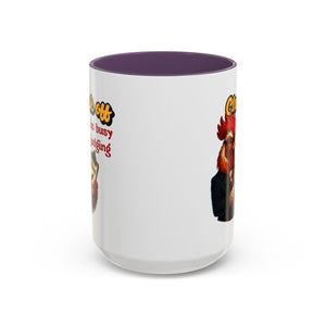 Funny Cluck Off Coffee Mug - Perfect for Chicken Lovers, Gag Gifts, Office Humor, and Birthdays