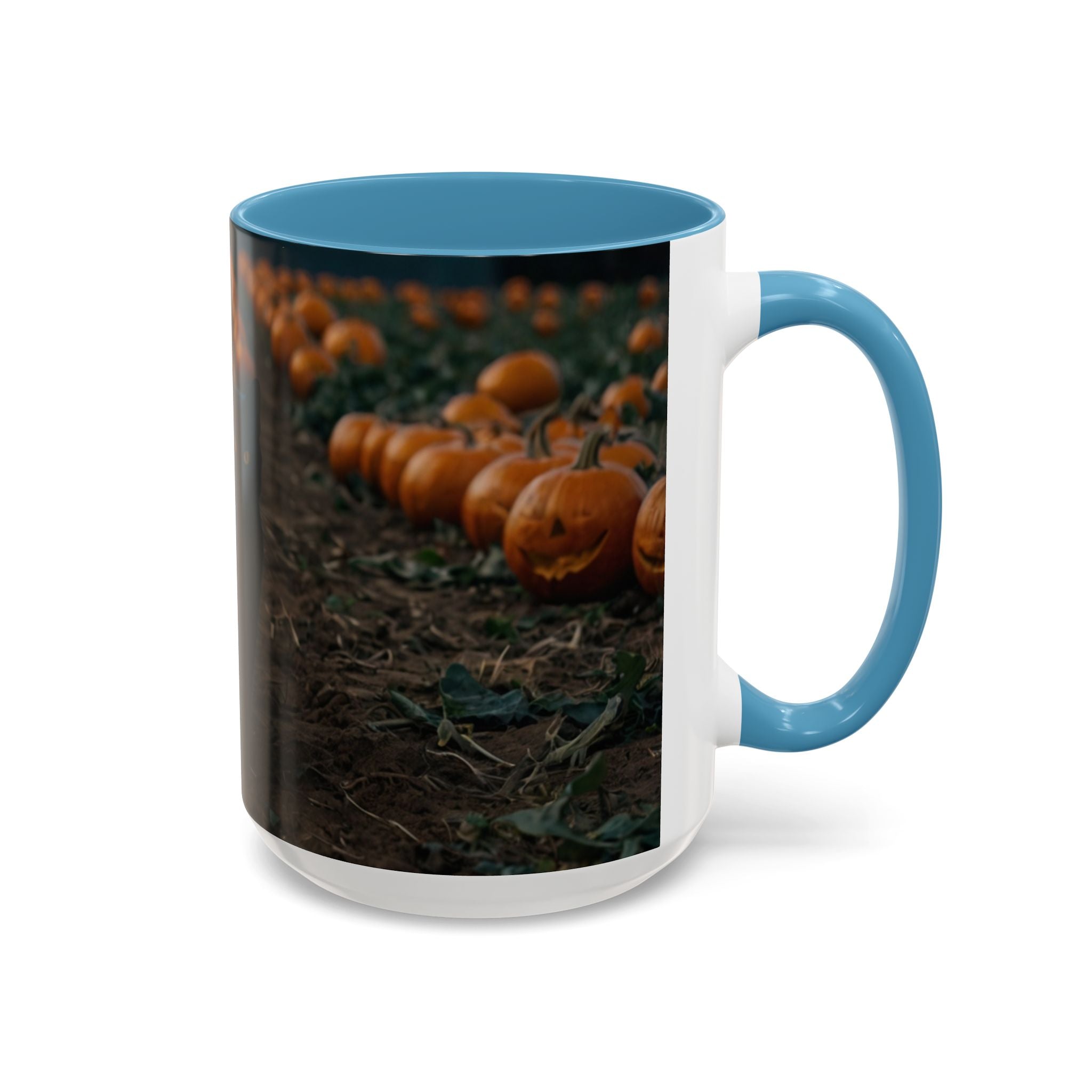 Halloween Black Cat Pumpkin Coffee Mug spooky magical