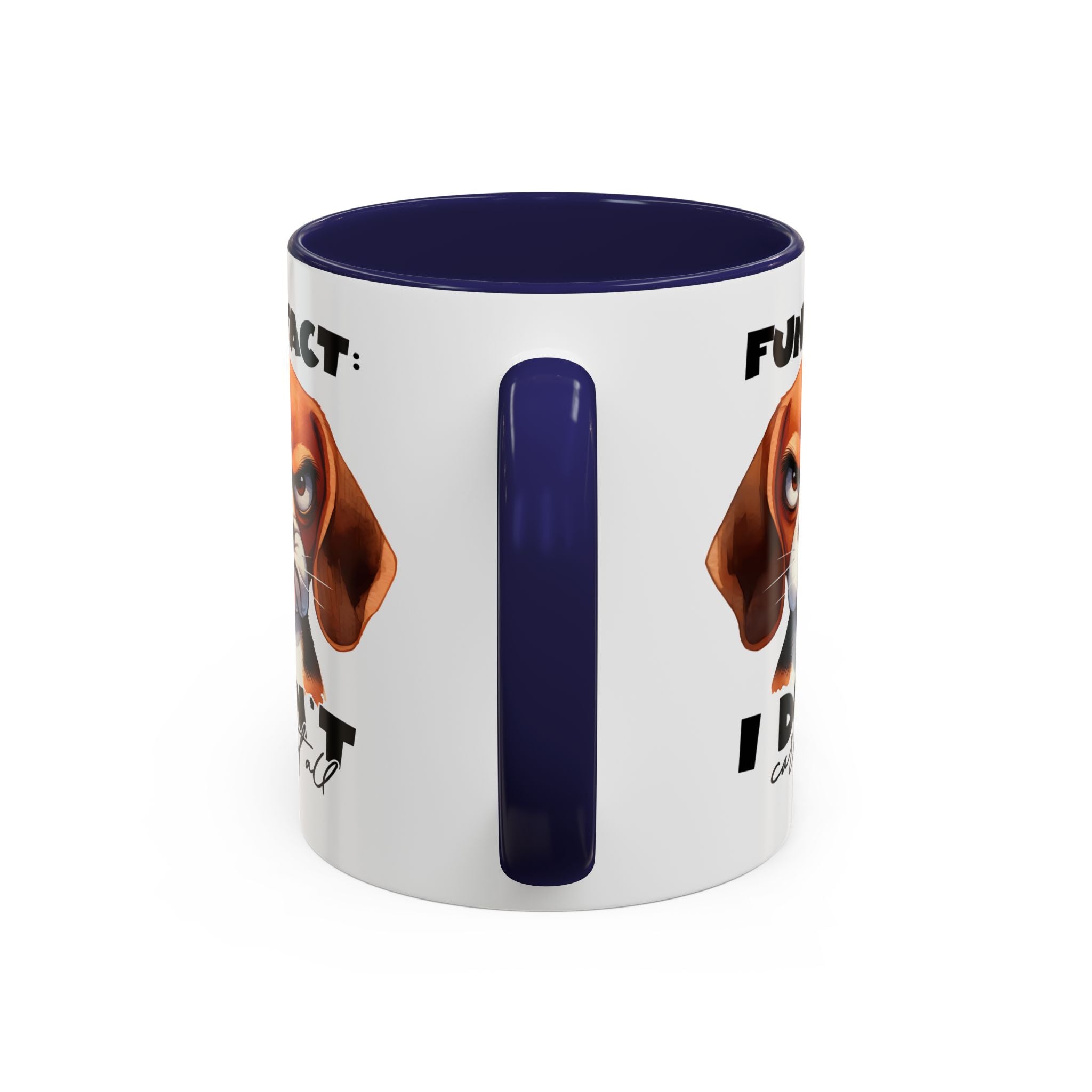 Funny Dog Accent Coffee Mug - Beagle Lover Gift, Pet Owner Present, Unique Animal Mug, Quirky Home Decor, Fun Fact Design
