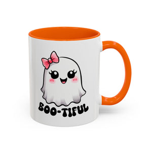 Cute Ghost Coffee Mug - Perfect for Halloween, Gift for Friends, Spooky Season, Cozy Vibes, Boo-tiful Design