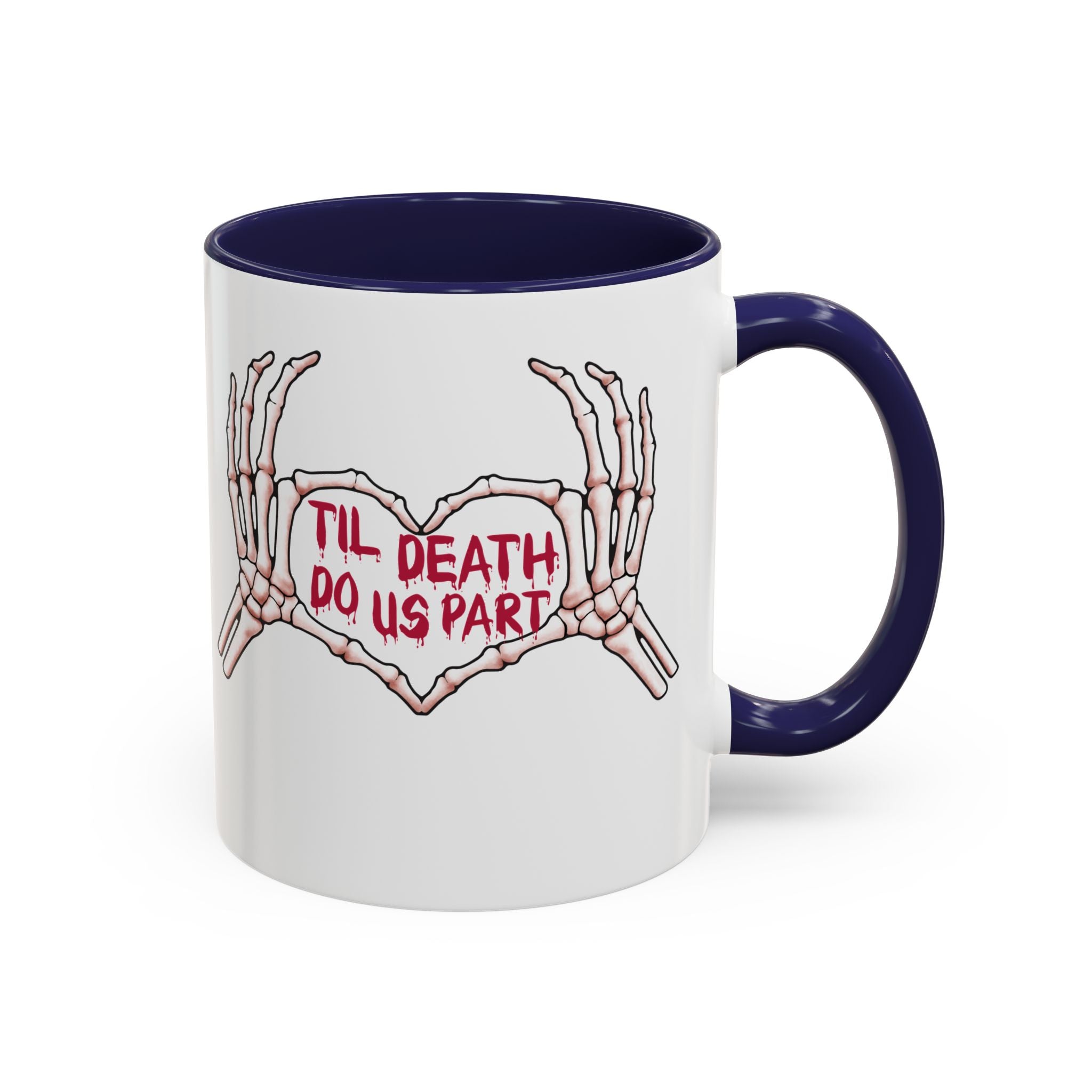 Til Death Do Us Part Skeleton Hands Coffee Mug