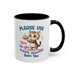 Cute Cat Coffee Mug, Funny Pet Lover Gift,  Kitchen Decor, Perfect for Birthdays, Holidays, Cat Mom Gift, Ceramic Mug