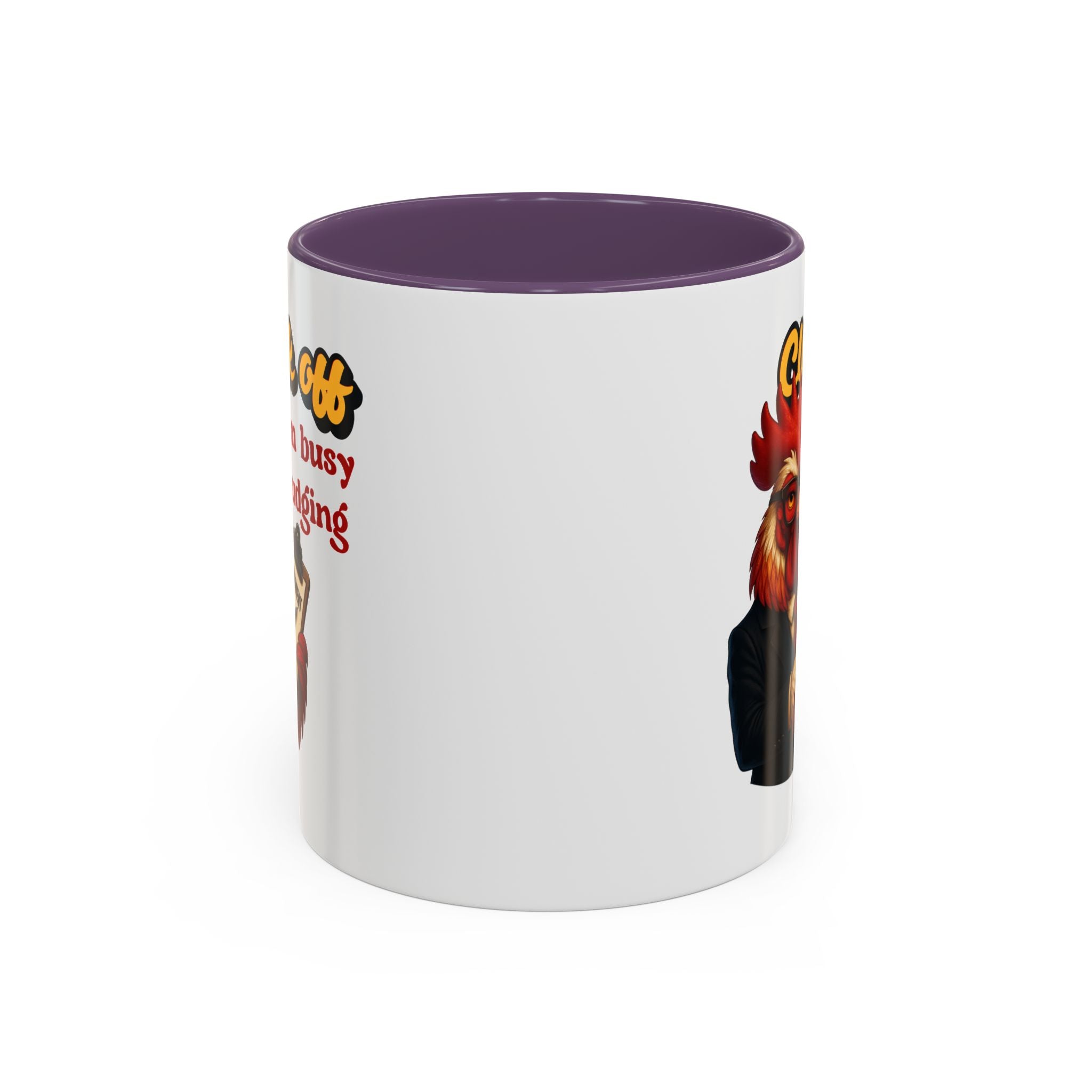 Funny Cluck Off Coffee Mug - Perfect for Chicken Lovers, Gag Gifts, Office Humor, and Birthdays