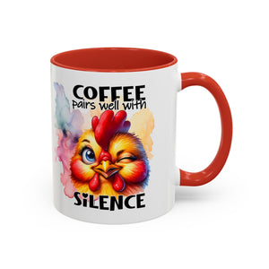 attitude Coffee Mug, Funny Chickens, Perfect Gift for Coffee Lovers, Kitchen Decor, Unique Drinkware, Morning Vibes