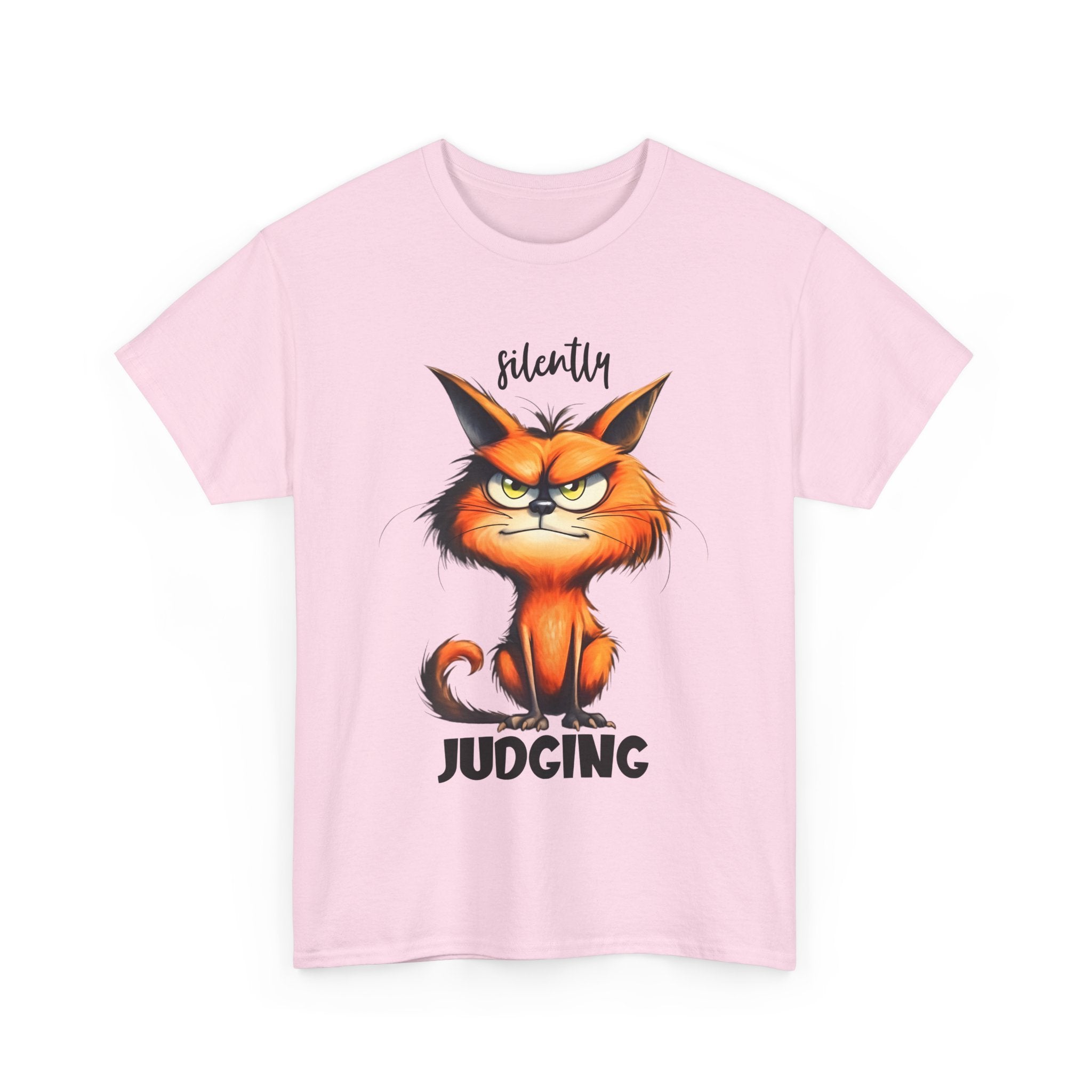 Unisex Cat Judgment Tee, Funny Cat Shirt, Gift for Cat Lovers, Pet Humor Tee, Cute Cat Graphic Tee, Animal T-Shirt