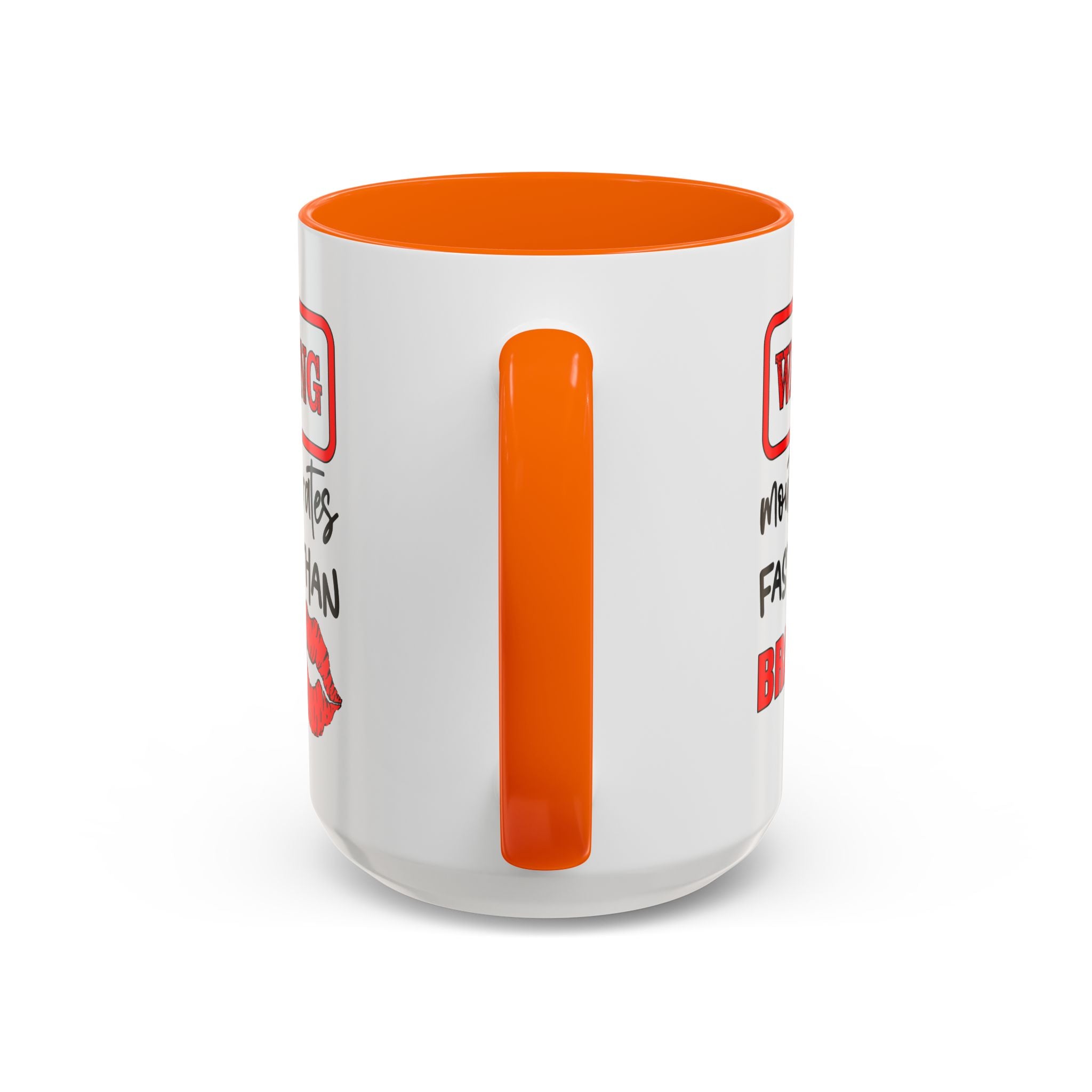 Funny Warning Coffee Mug - 'Mouth Operates Faster Than Brain' - Perfect for Coffee Lovers