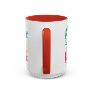 Inspirational Peace Coffee Mug - "Peace Begins with a Smile" - 11oz & 15oz
