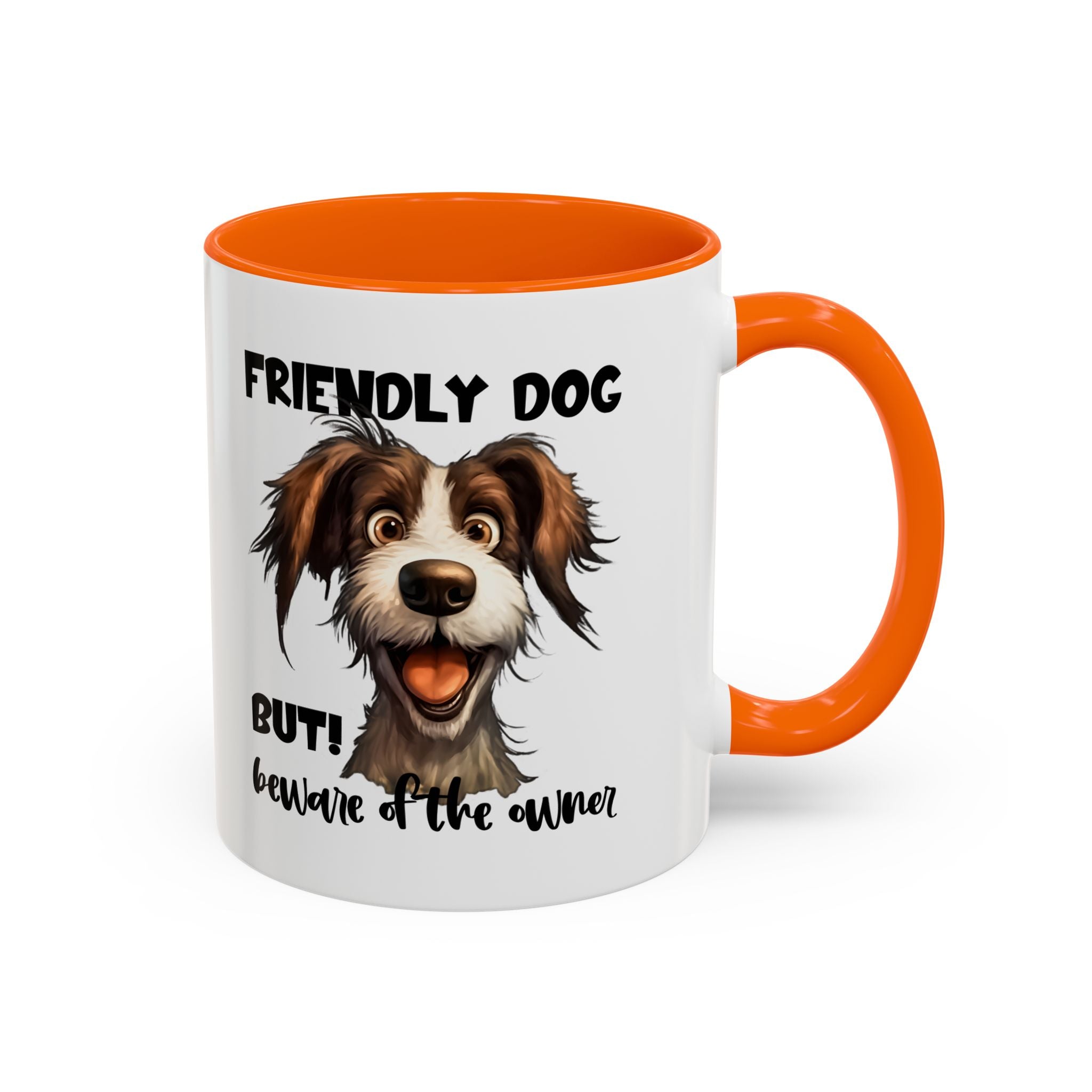 Friendly Dog Owner Mug, Dog Lover Gift, Funny Coffee Cup, Pet Owner Humor, Animal Lover Present, Holiday Gift for Dog Lovers