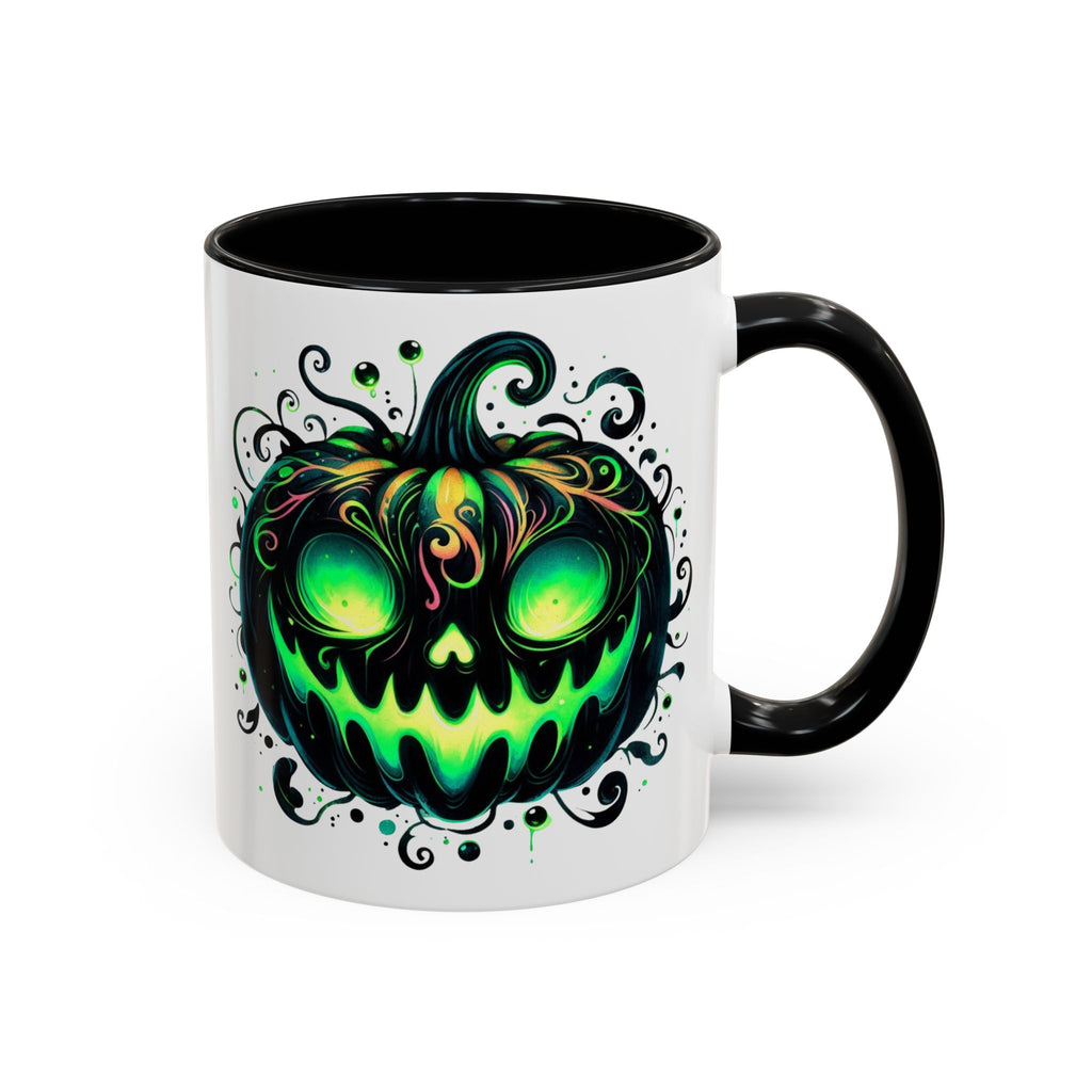 Spooky Pumpkin Accent Coffee Mug – Perfect for Halloween Lovers