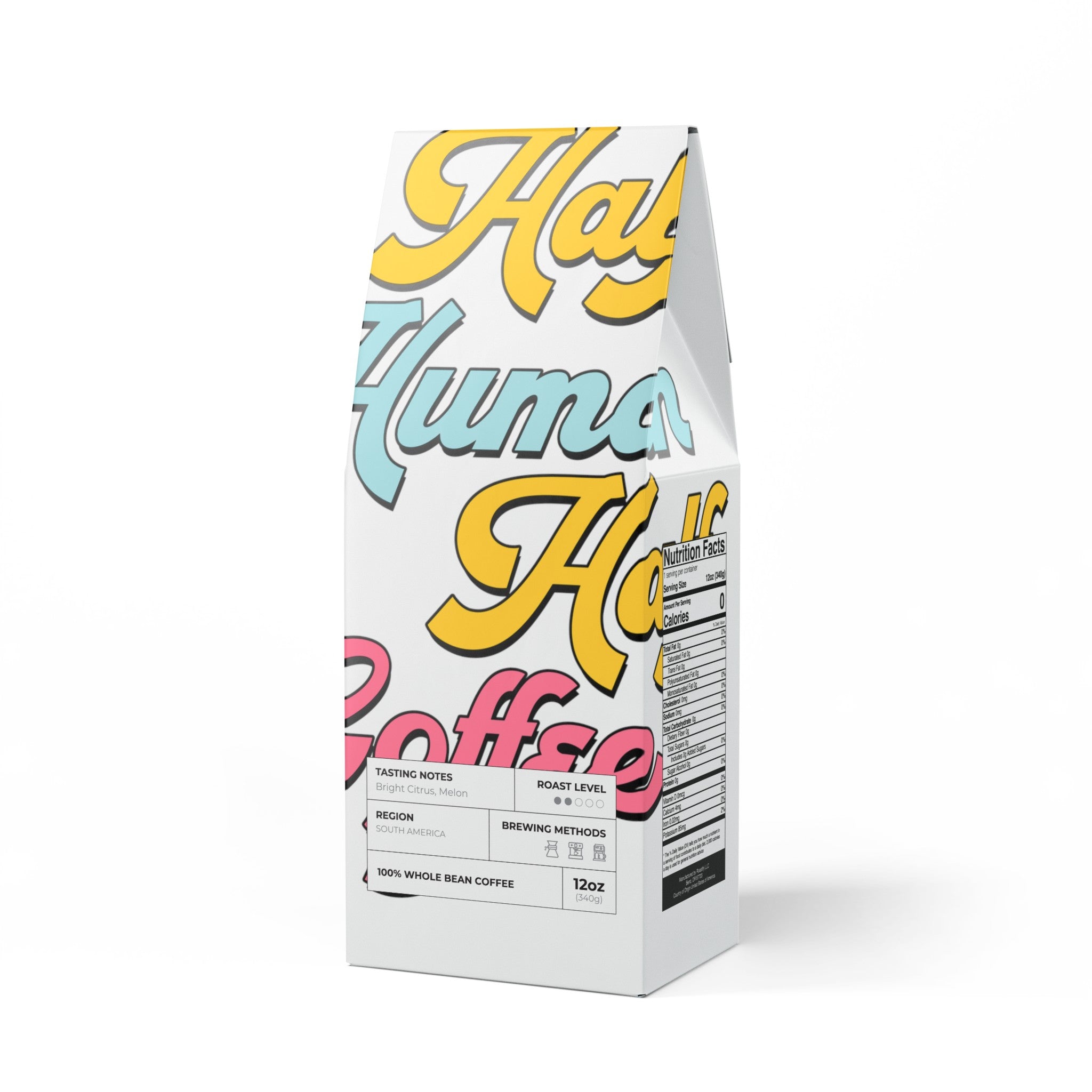 half human half coffee Colombia Single Origin Coffee (Light-Medium Roast) funny humor