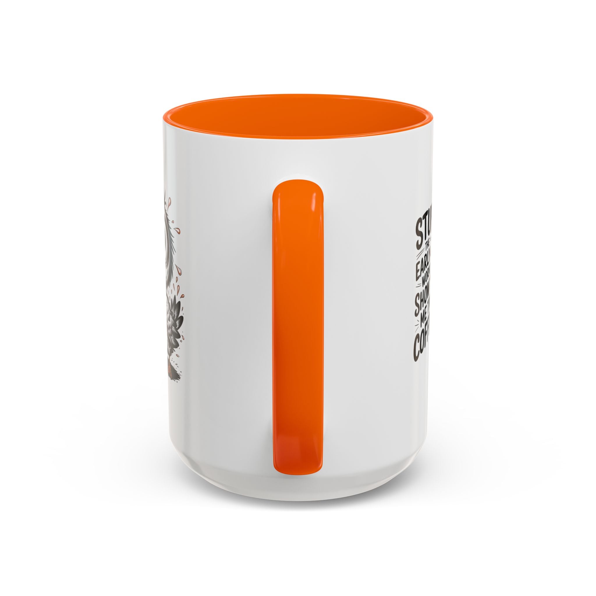 Quirky Coffee Mug with Owl Design | Gift for Coffee Lovers, Unique Office Mug, Fun Morning Coffee Cup, Bird-Themed Mug, Early Bird Gift