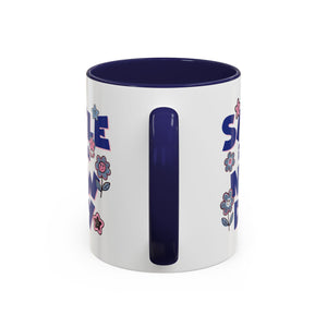 Inspirational Flower Design Coffee Mug - "Smile It's a New Day" - Perfect Gift for Coffee Lovers