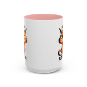sarcasm attitude  Cat Coffee Mug - Just Judging - Perfect Gift for Cat Lovers, Pet Owners, Birthdays,  Funny Mug