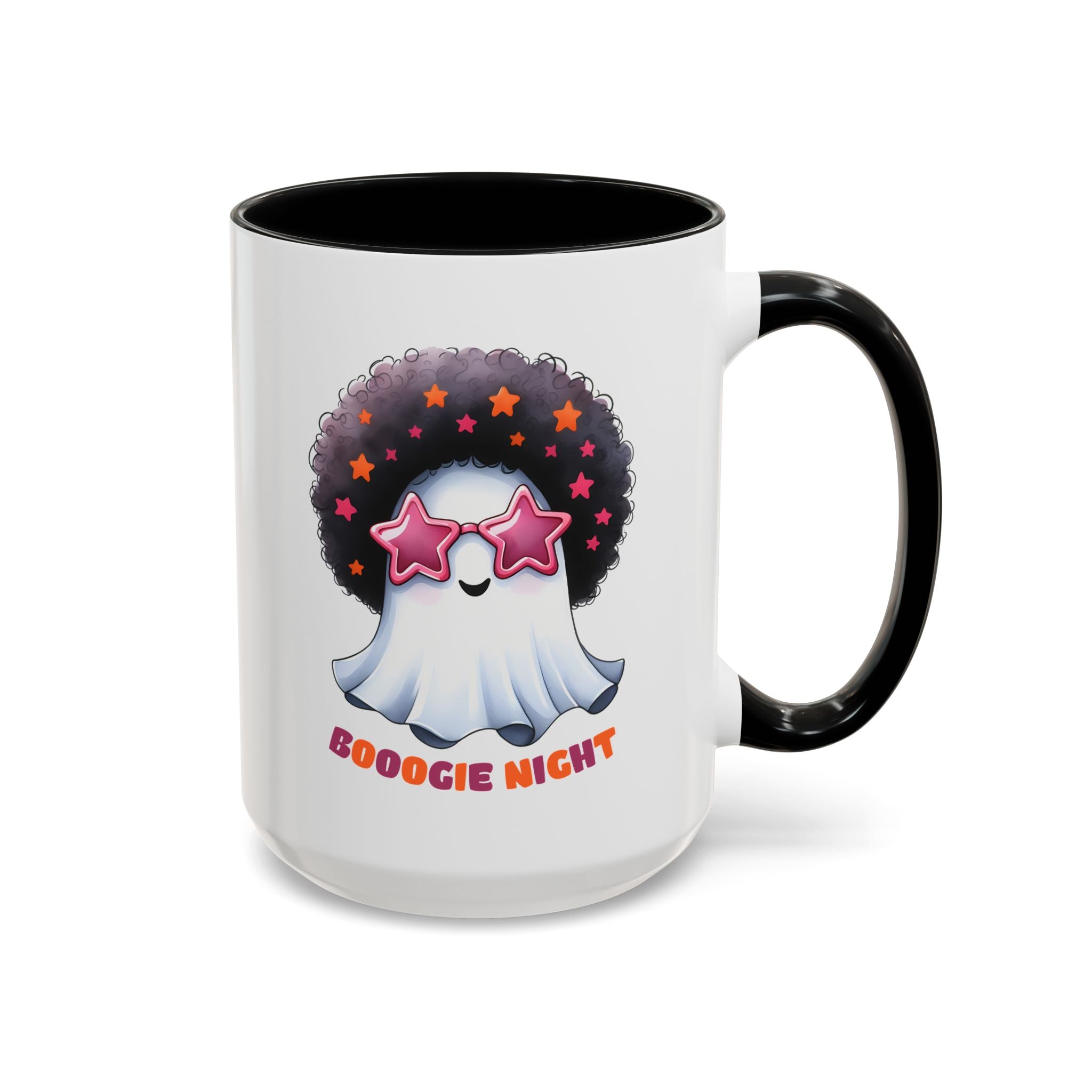 Groovy Ghost Coffee Mug - Fun, Whimsical Mug for Halloween, Parties, Gift for Friends, Unique Home Decor, Boogie Night