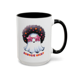 Groovy Ghost Coffee Mug - Fun, Whimsical Mug for Halloween, Parties, Gift for Friends, Unique Home Decor, Boogie Night